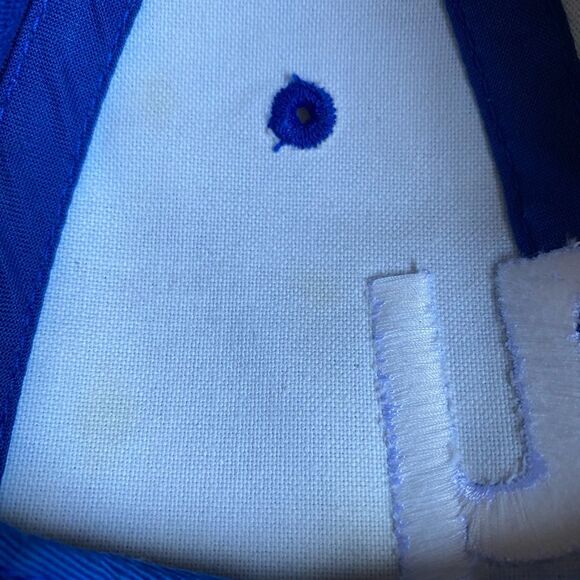 New York Giants NFL Reebok Hat Cap Blue White Adjustable Strapback One Size - Picture 13 of 14